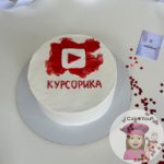 Торт с логотипом
